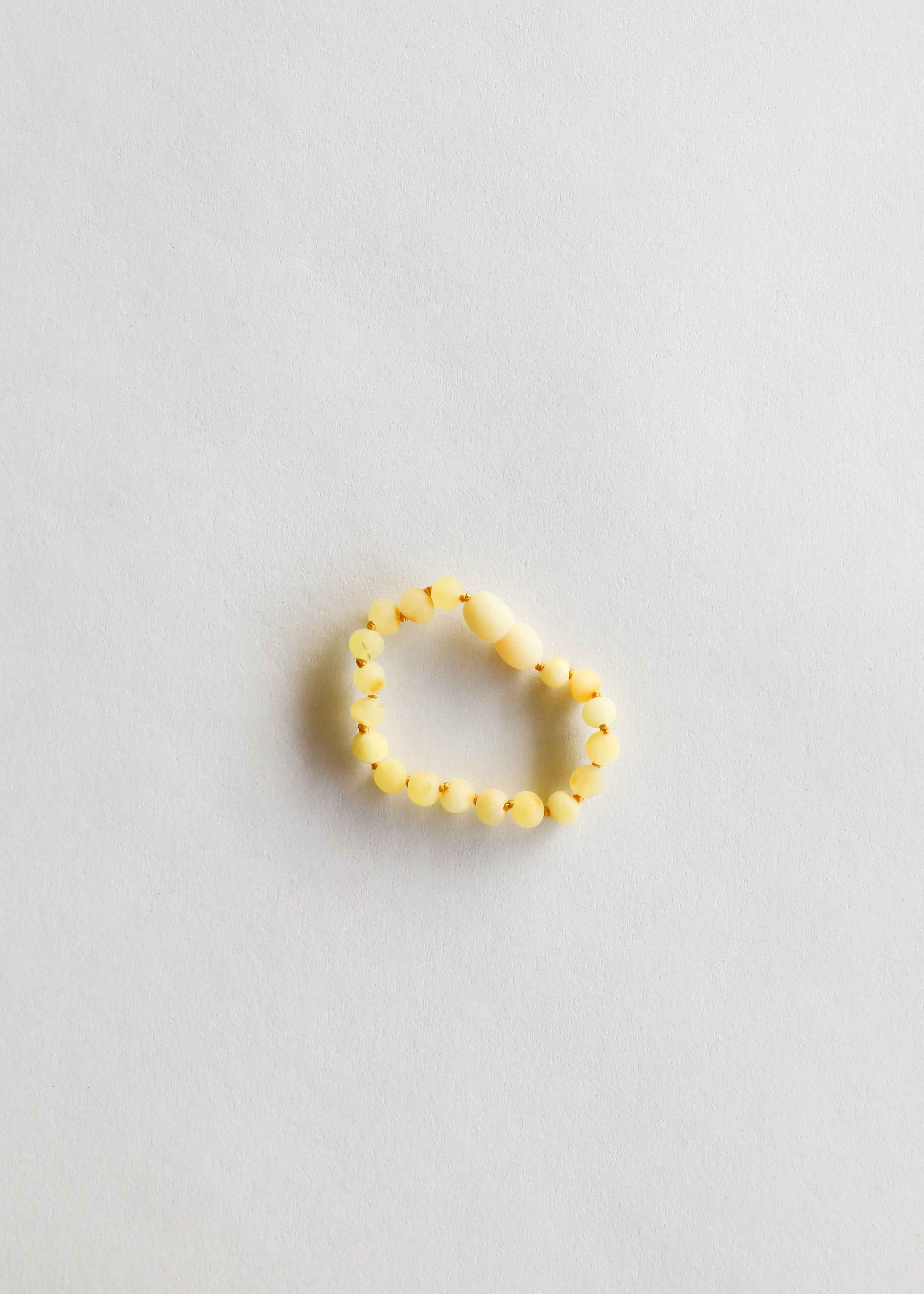 Raw Butterscotch Baltic Amber || Anklet or Bracelet