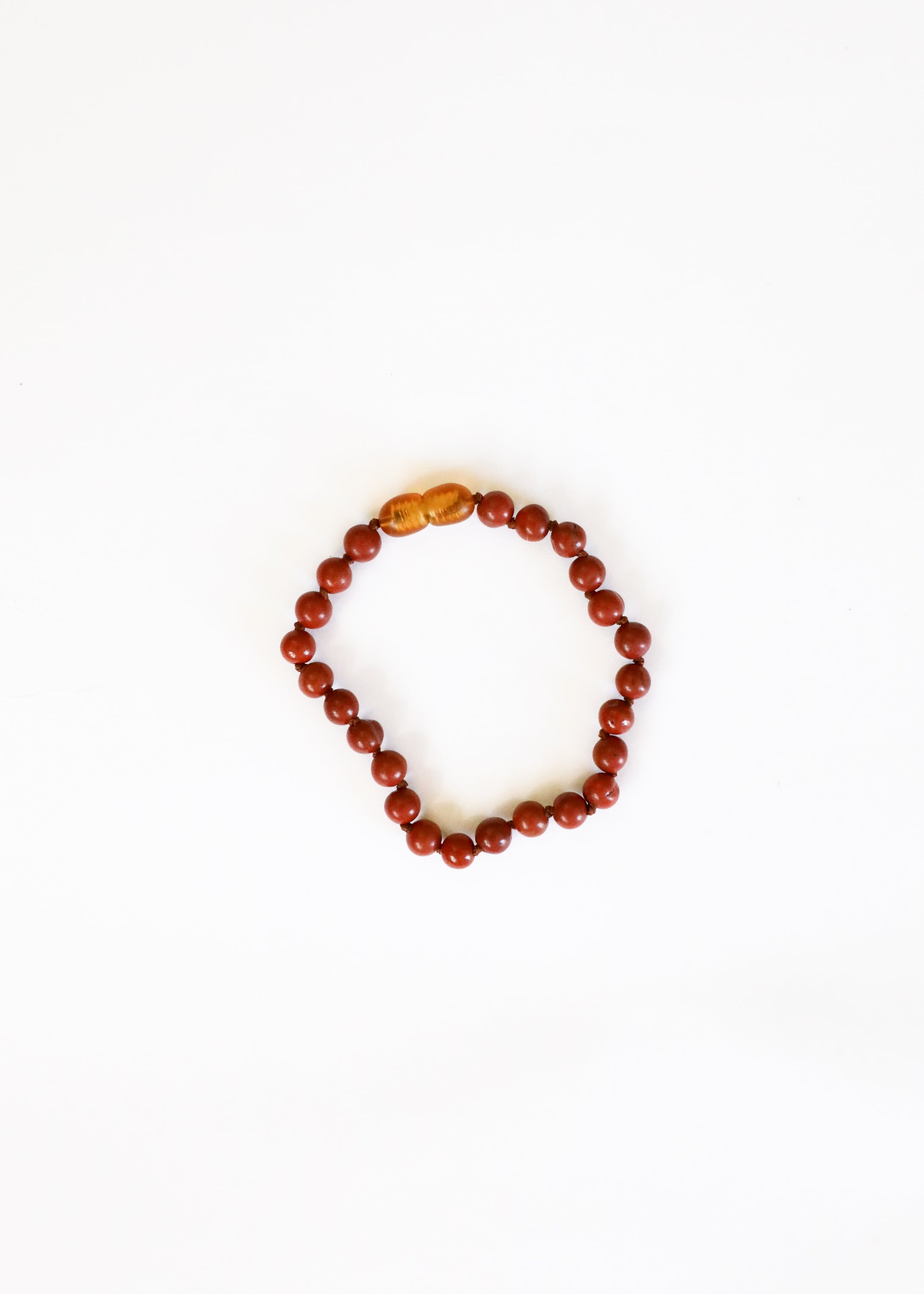 Pure Gemstone + Red Jasper || Anklet or Bracelet by CanyonLeaf