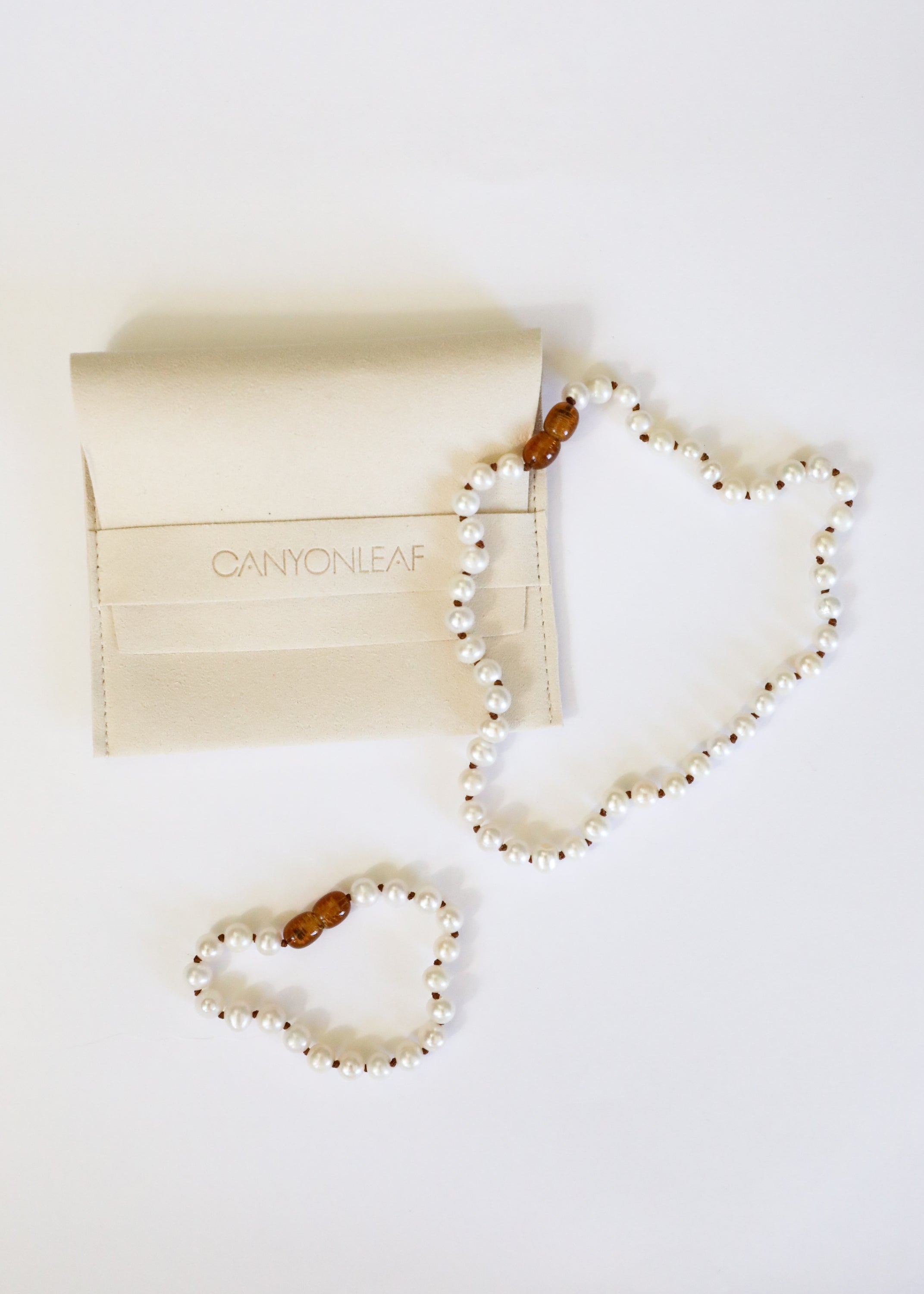 Pure Gemstone + Pearl || Anklet or Bracelet by CanyonLeaf