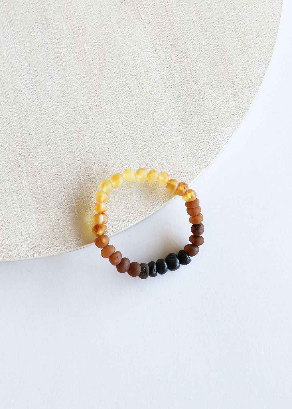 Raw Ombrè Baltic Amber || Adult Bracelet by CanyonLeaf