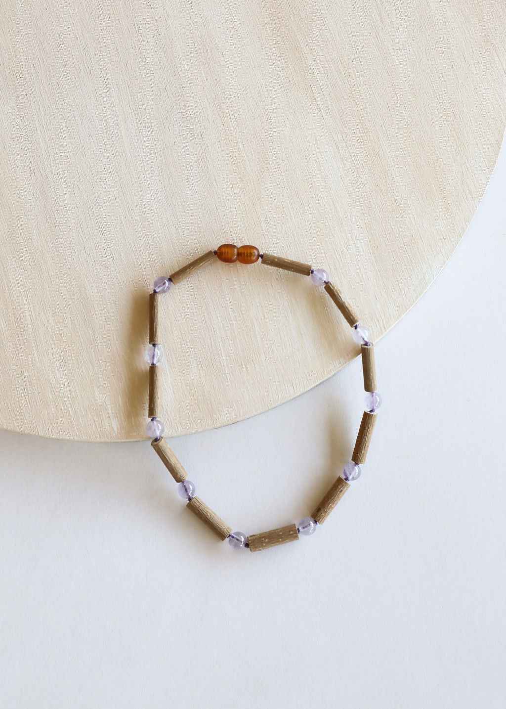 Hazelwood + Amethyst Necklace by CanyonLeaf