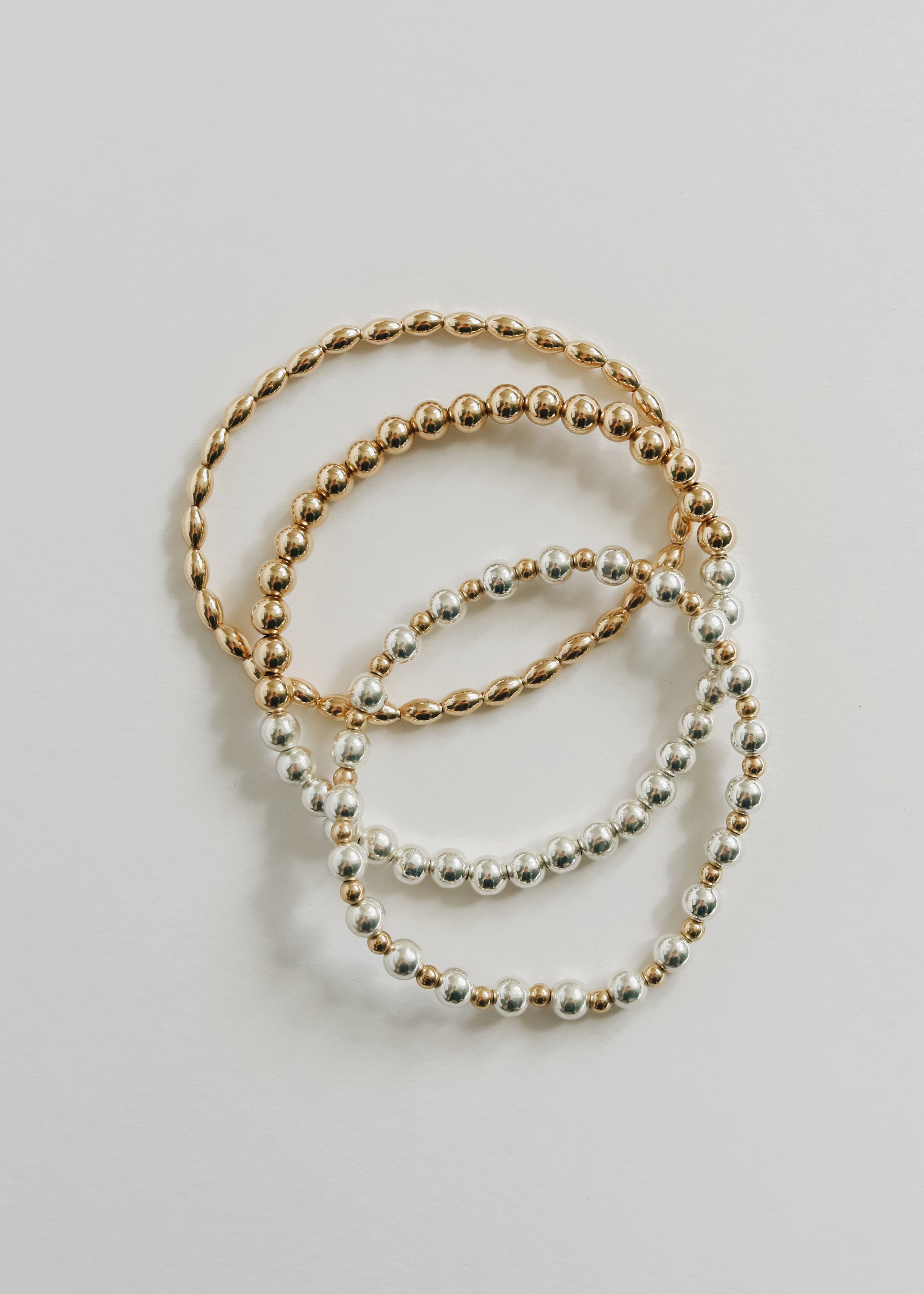 Sterling Silver + 14k Gold Filled Sun || Beaded Bracelet by CanyonLeaf