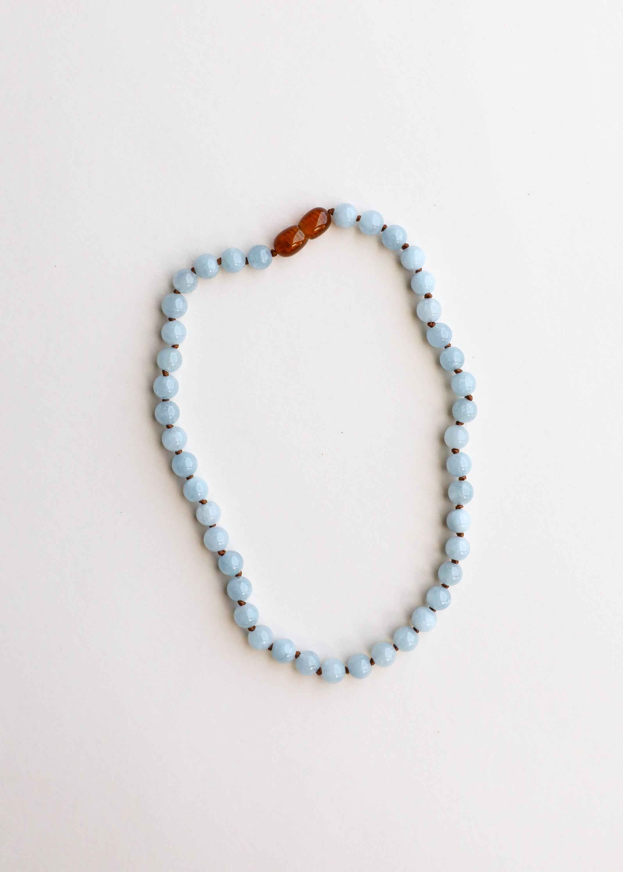 Pure Gemstone + Aquamarine || Necklace by CanyonLeaf