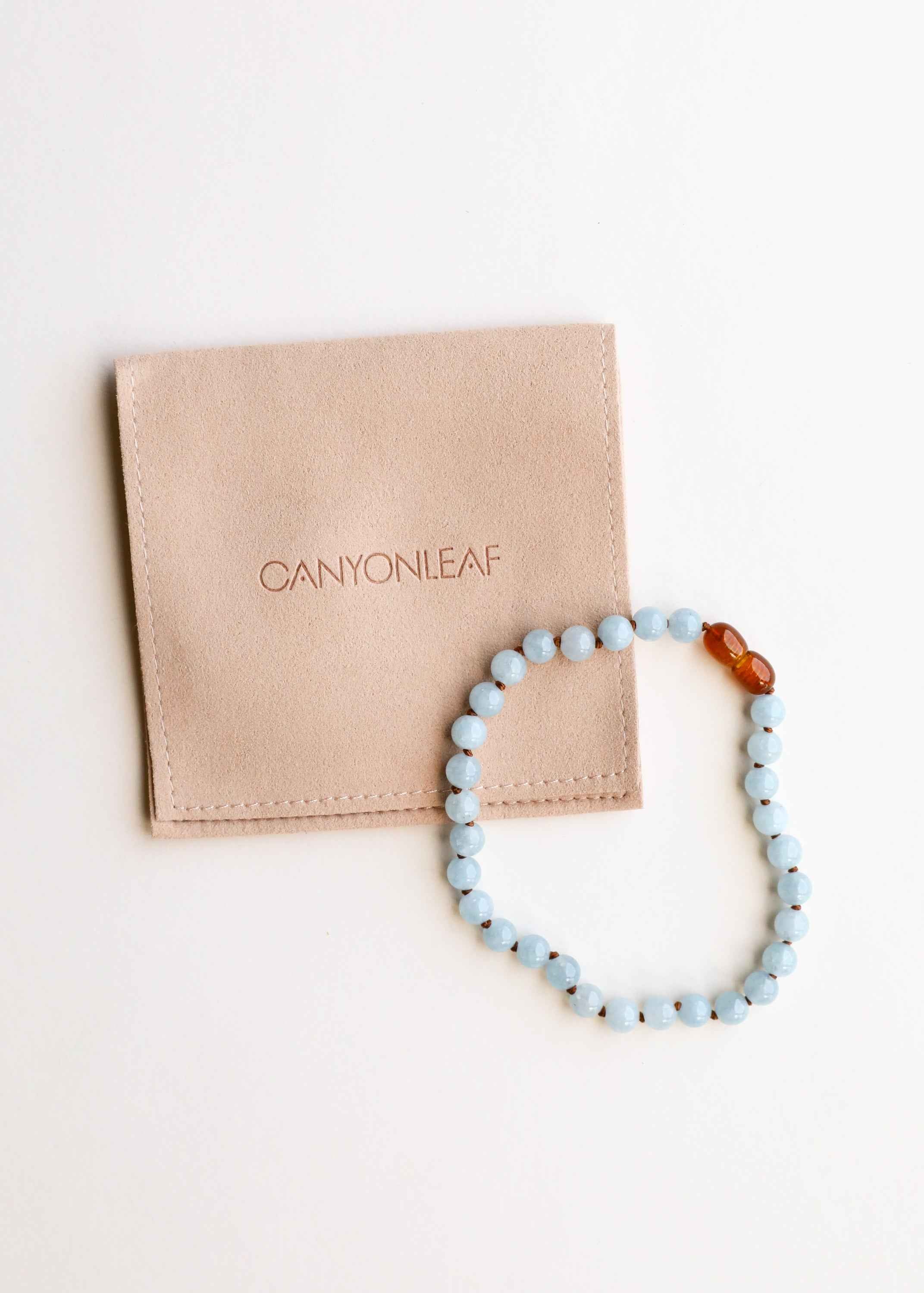 Pure Gemstone + Aquamarine || Necklace by CanyonLeaf