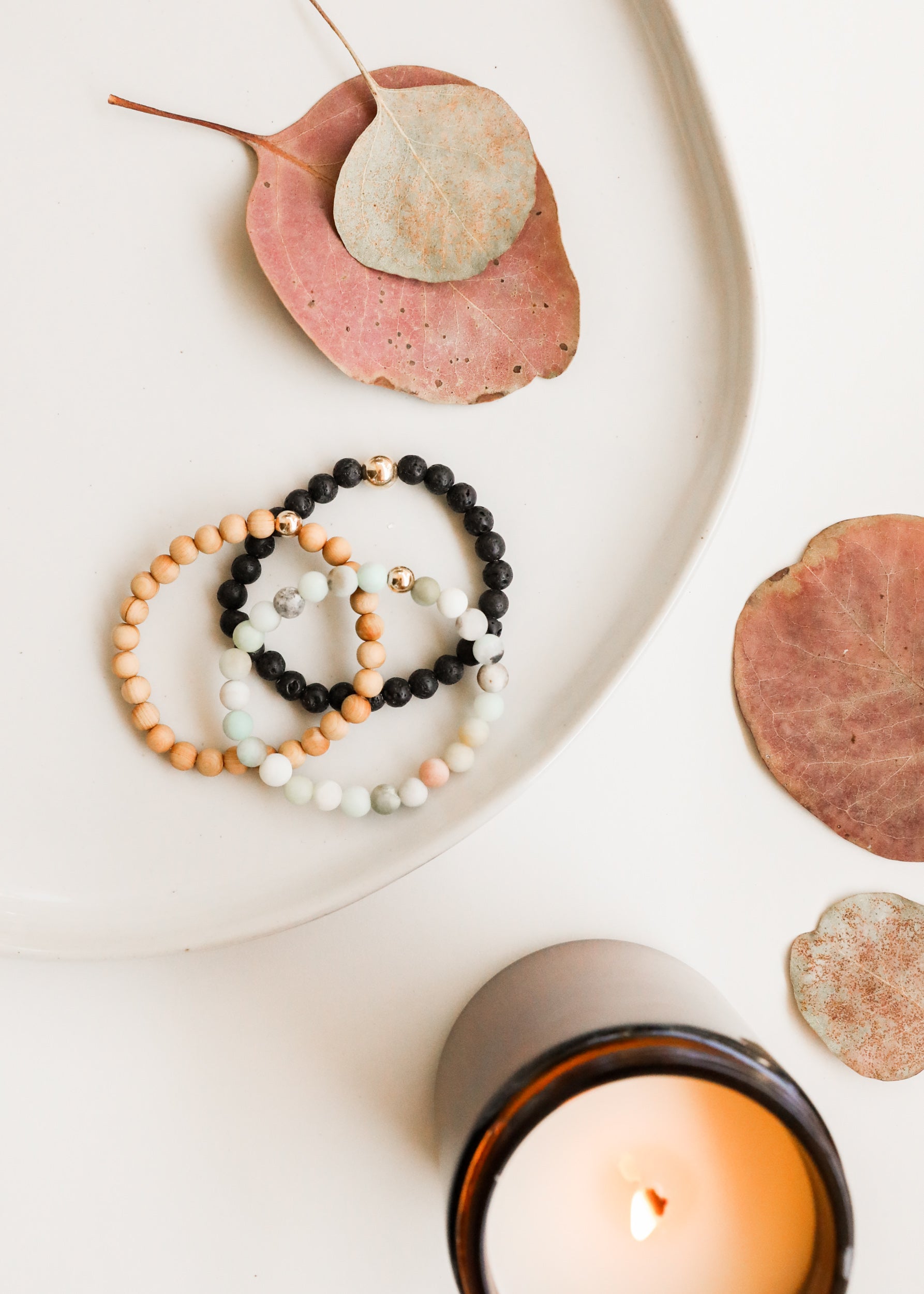 Raw Amazonite + 14k Gold Filled || Beaded Bracelet by CanyonLeaf