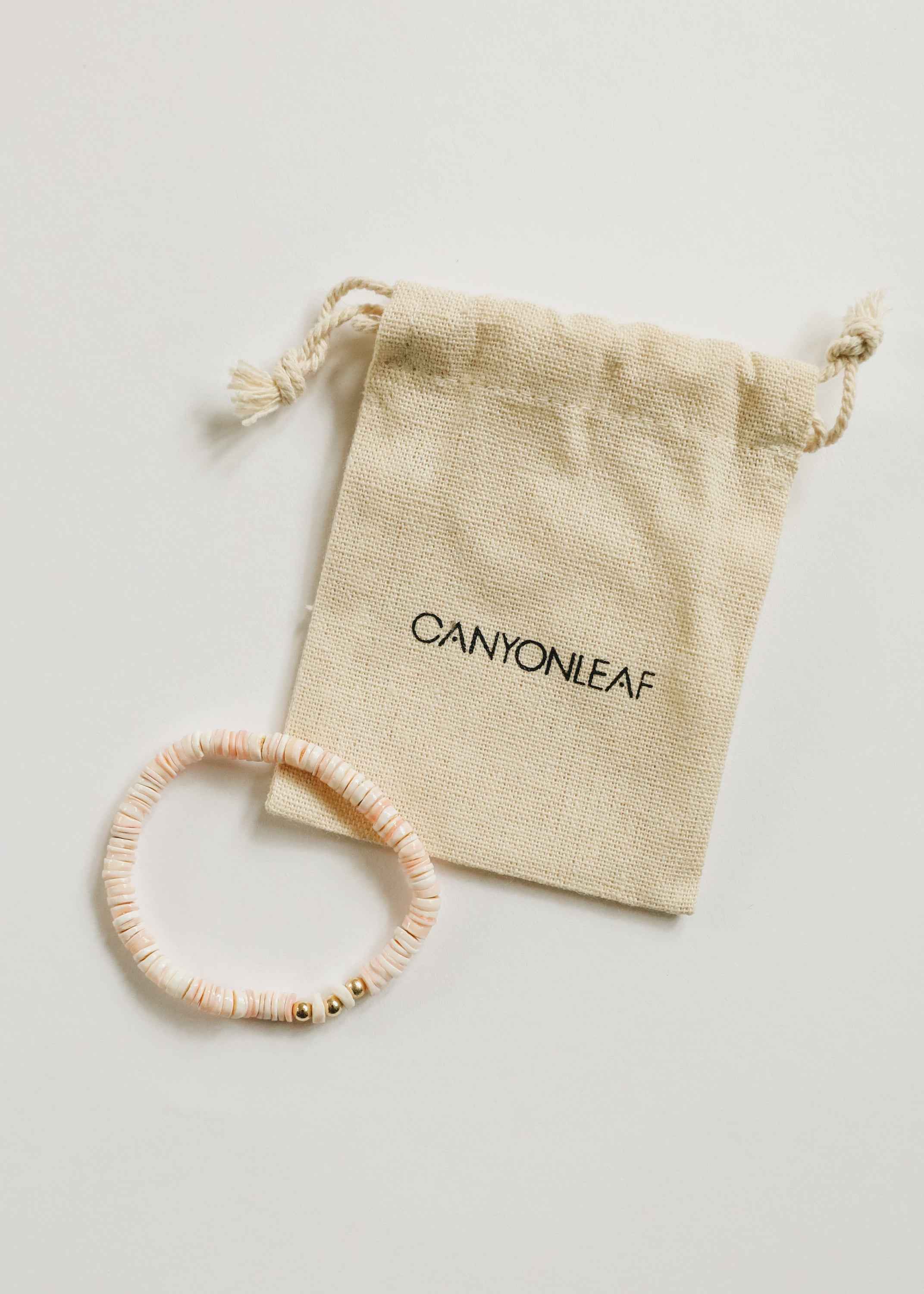 Pure Sea Shell + 14k Gold Filled || Stretch Anklet or Bracelet