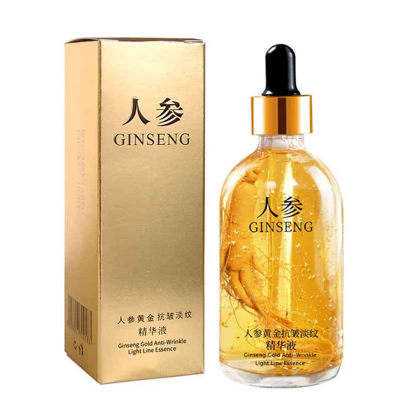 24K Gold Hyaluronic Acid Serum for Face Anti-Wrinkle Anti-Aging Brightening Moisturizing Skincare Facial Serum Essence Face Care by Korean Skin Care