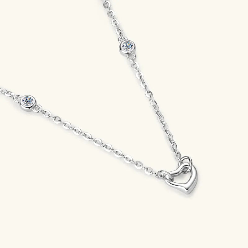 Sparkala™ 925 Sterling Silver Heart Necklace by Sparkala