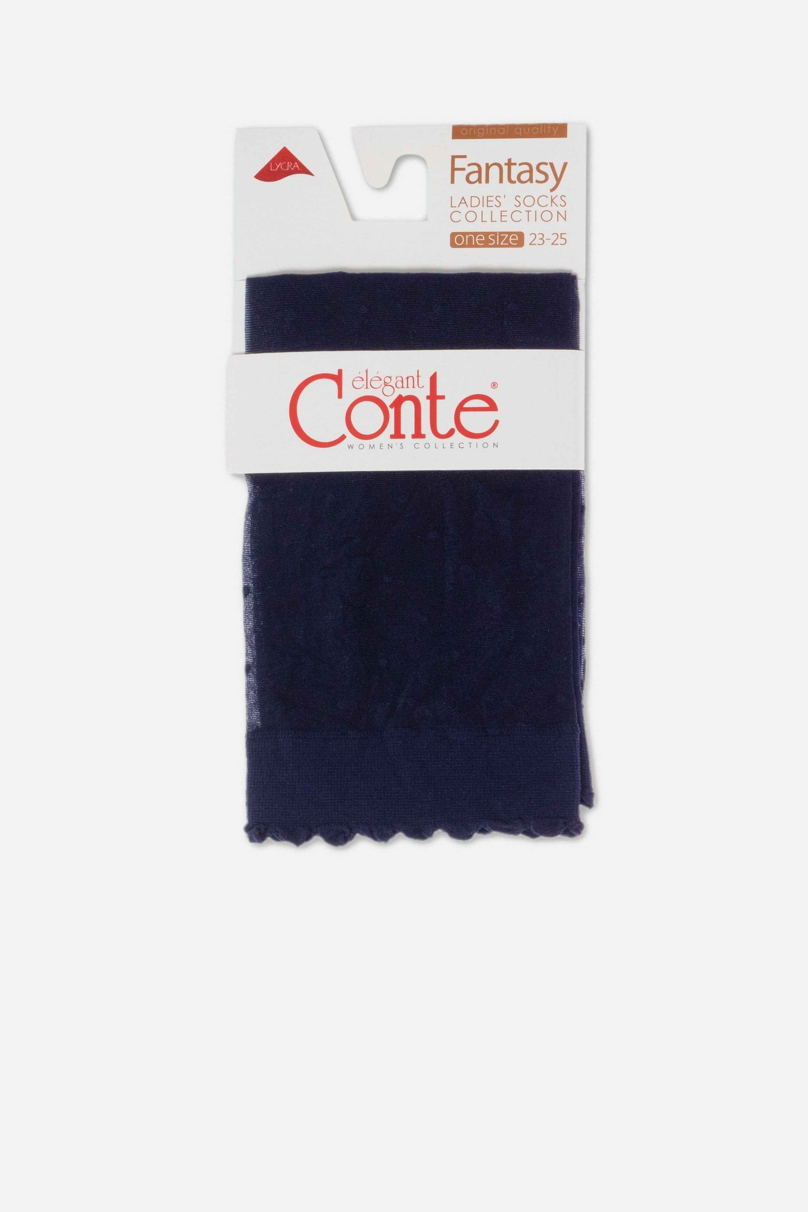 Socks Conte Fantasy - Polka Dot With a Cuff