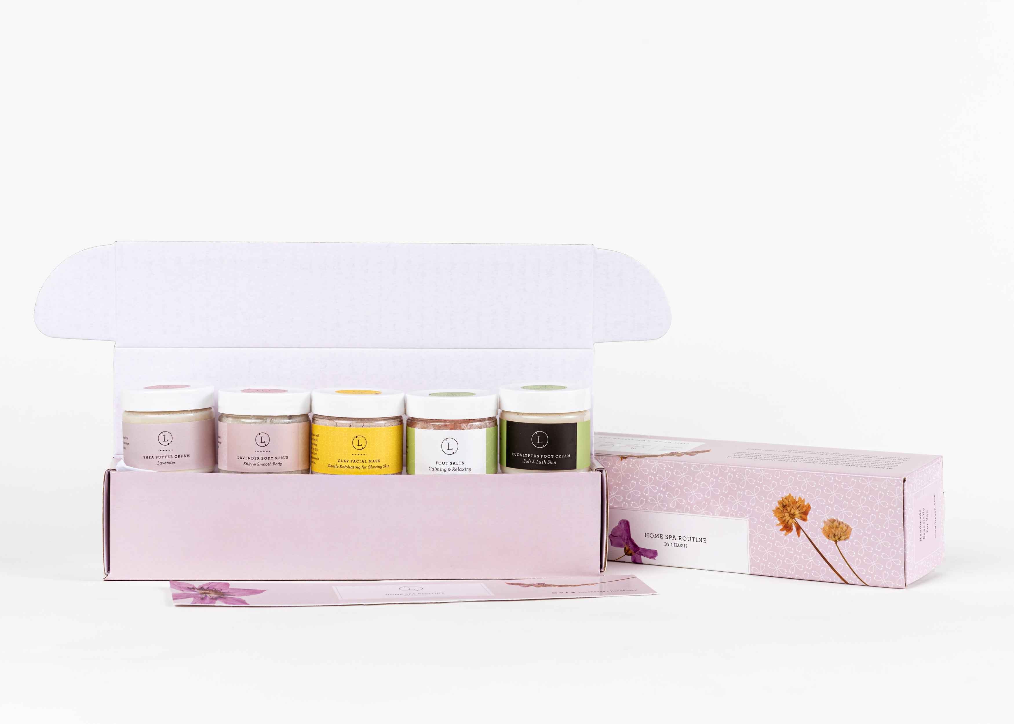 Full body Luxury Home Spa Routine Set - Perfect thinking of you gift