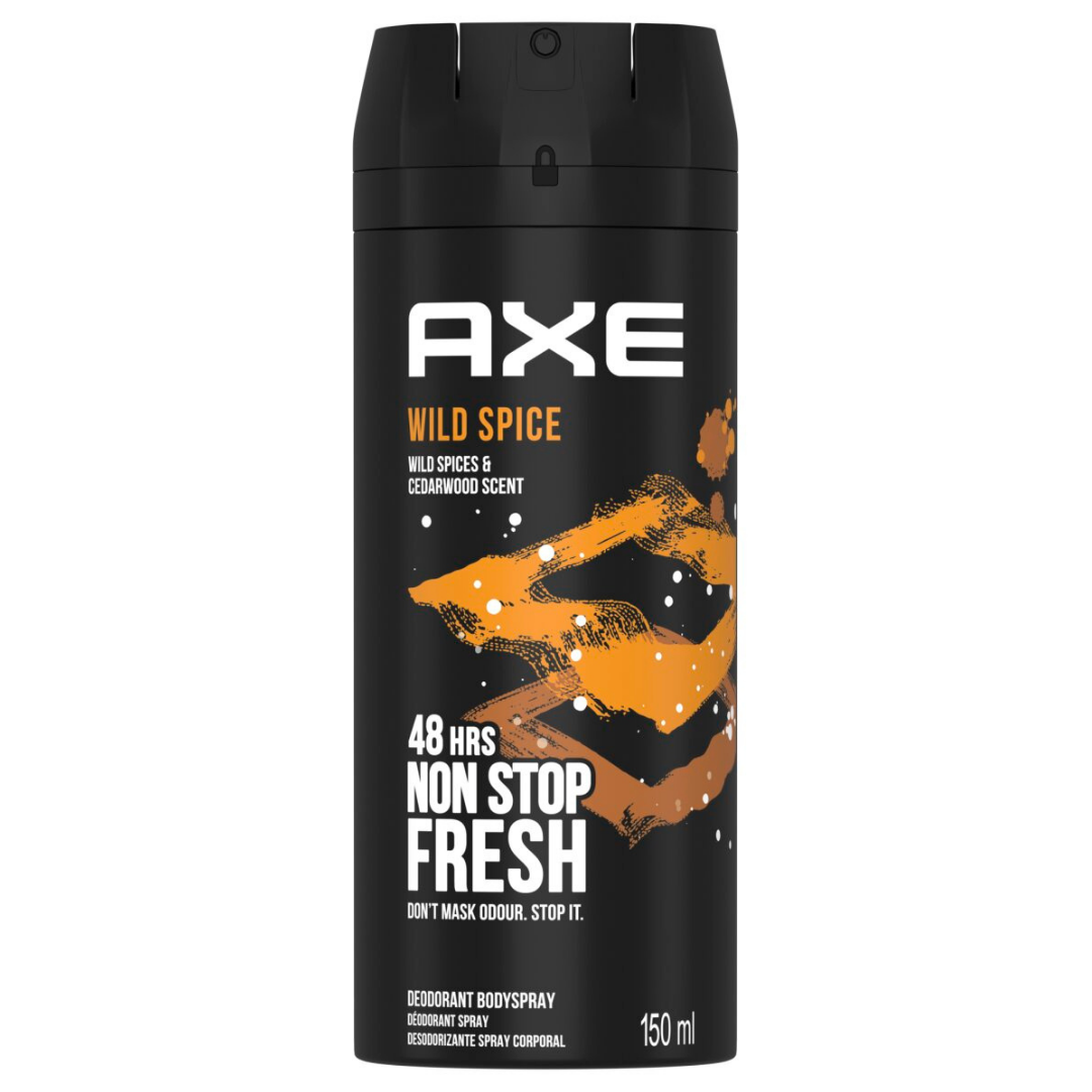 Axe Wild Spice Deodorant Body Spray for Men (150 ml / 5.07 oz) by Farmacias Savia