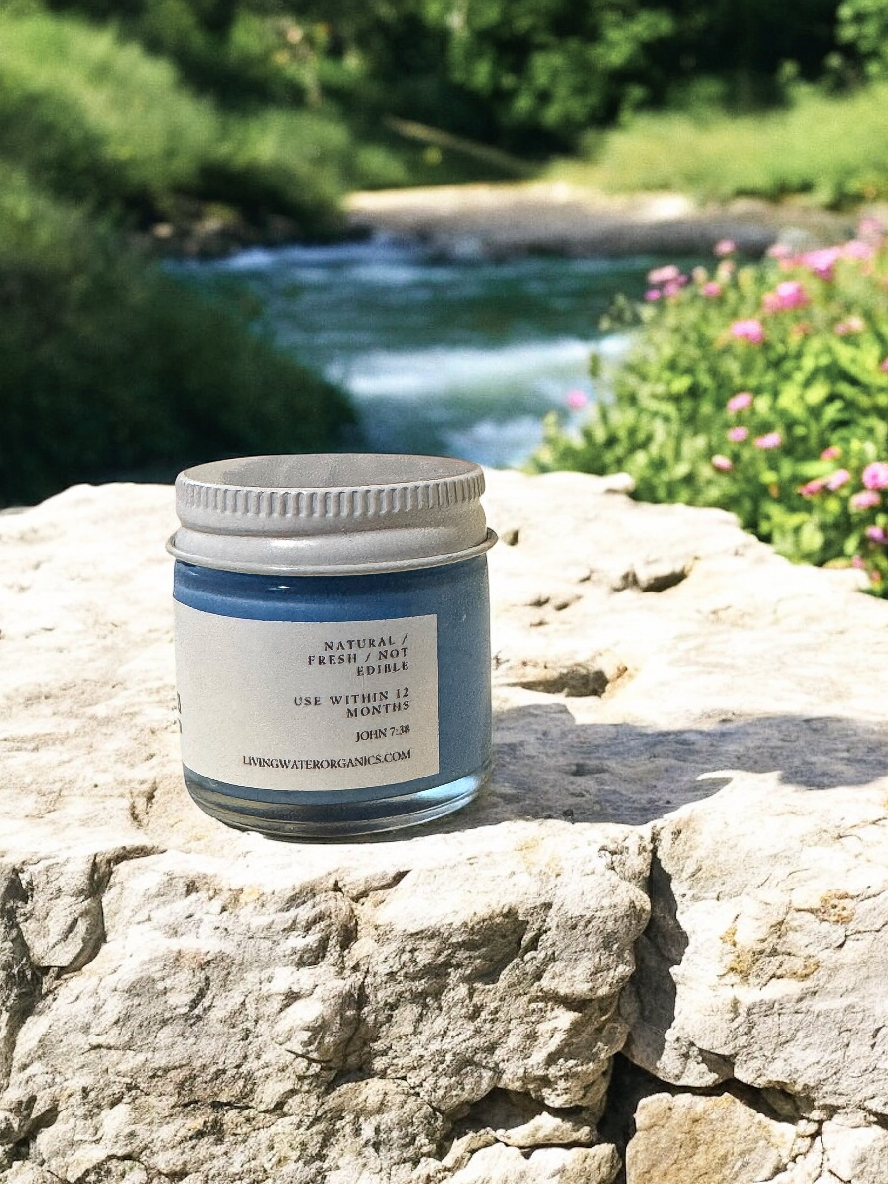 Aqua Face Cream for Young and Mature Skin, Clear Skin by Living Water Organics