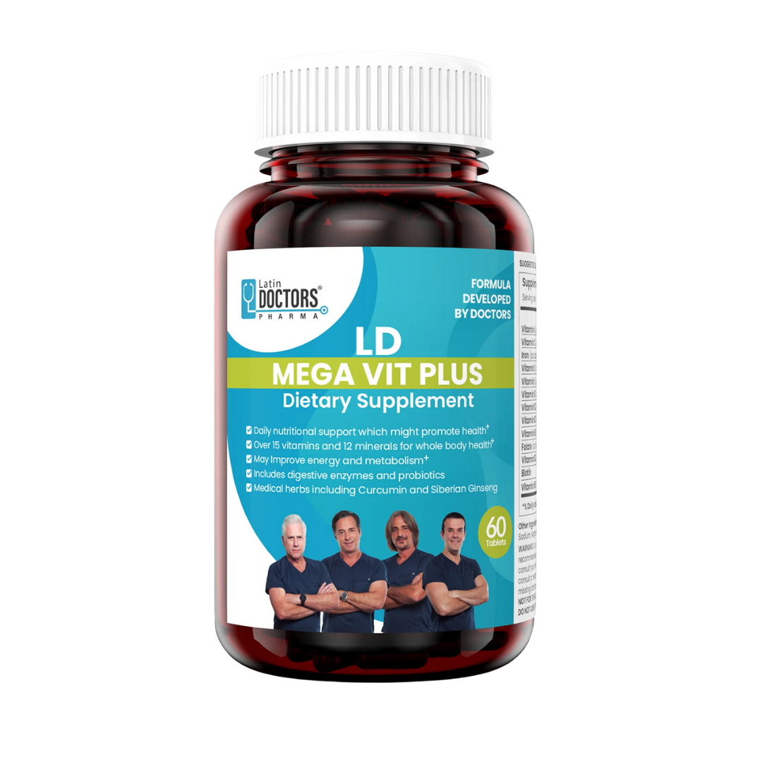 Latin Doctors Mega Vitamin Plus Multivitamin (60ct) DestGlow