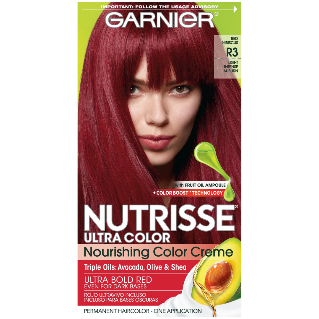 Garnier Nutrisse Ultra Color R3 Hibiscus Red (Kit) DestGlow