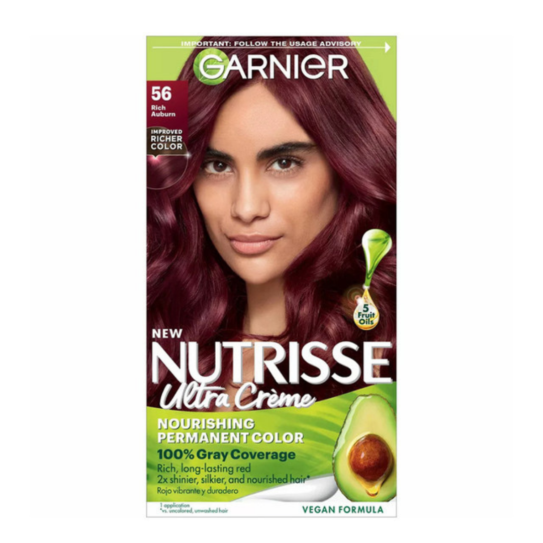 Garnier Nutrisse Ultra Crème 56 Rich Auburn (Kit) DestGlow