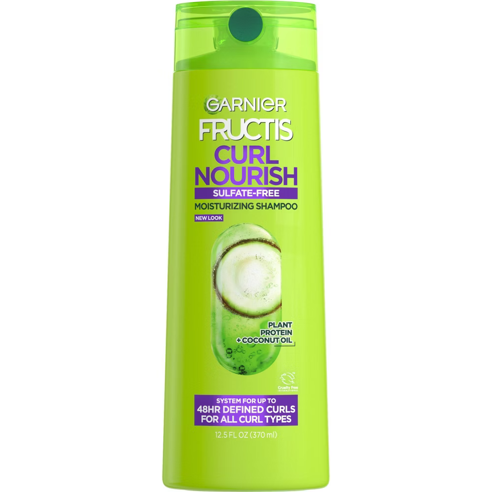 Garnier Fructis Curl Nourish Sulfate Free Moisturizing Shampoo (12.5 oz) DestGlow