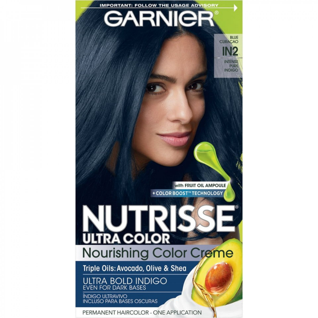 Garnier Nutrisse Ultra Color Intense Pure Indigo IN-2 (3.4oz) DestGlow