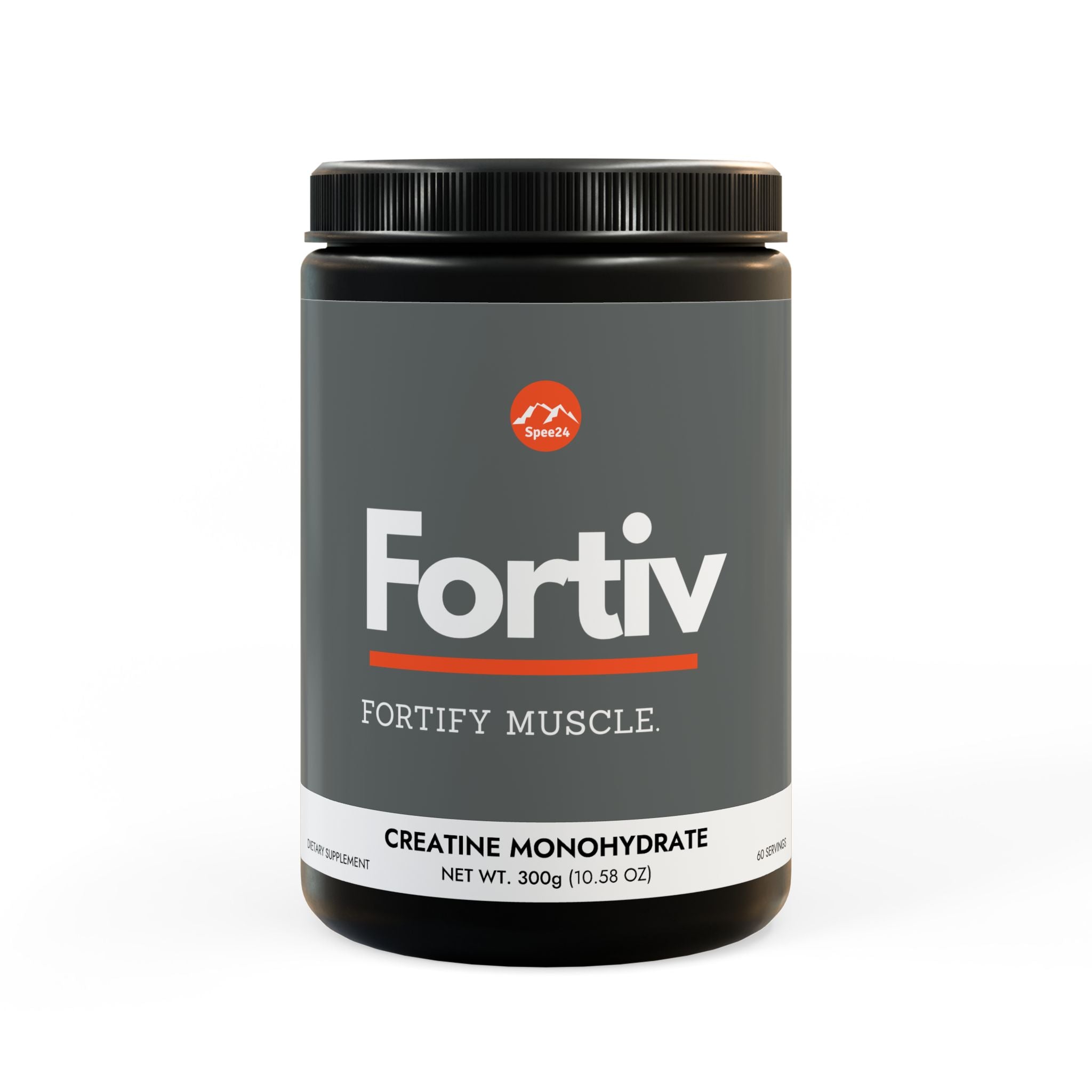 Fortiv Creatine Monohydrate Supplement 10oz by Spee24, LLC