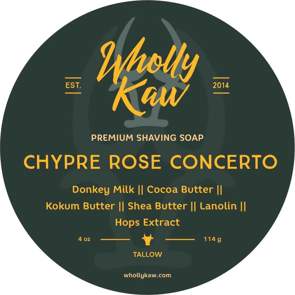 Wholly Kaw Chypre Rose Concerto Shaving Collection