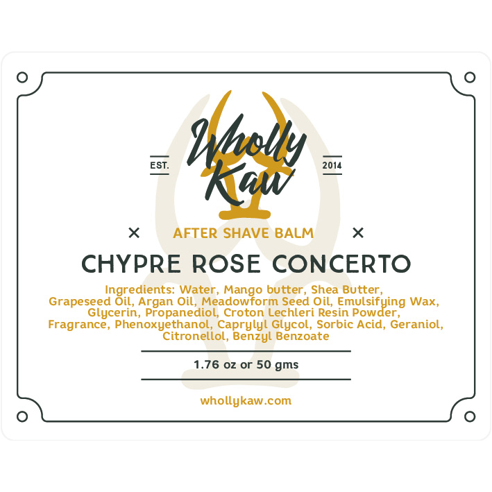 Wholly Kaw Chypre Rose Concerto Shaving Collection by Pasteur Pharmacy