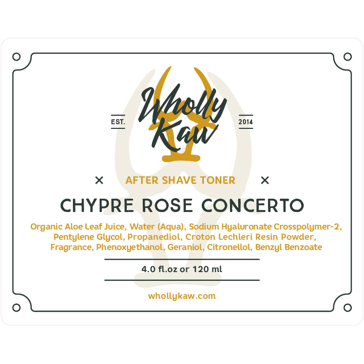 Wholly Kaw Chypre Rose Concerto Shaving Collection by Pasteur Pharmacy