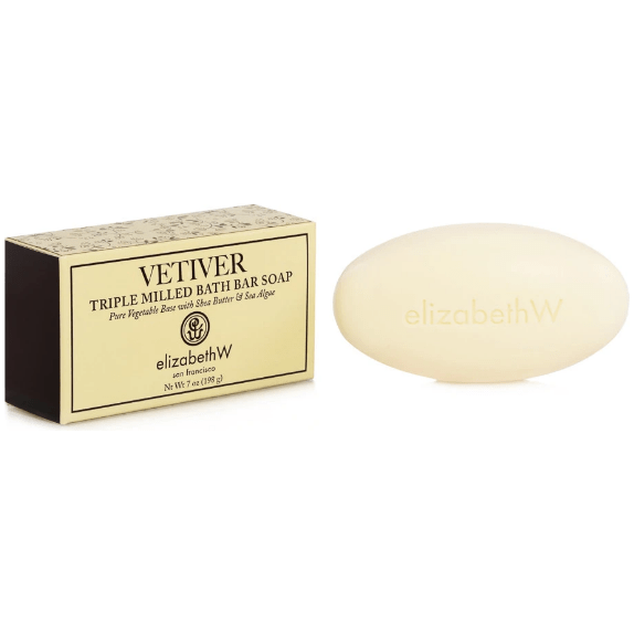 Elizabeth W Vetiver Triple Milled Bath Bar Soap 7oz by Pasteur Pharmacy