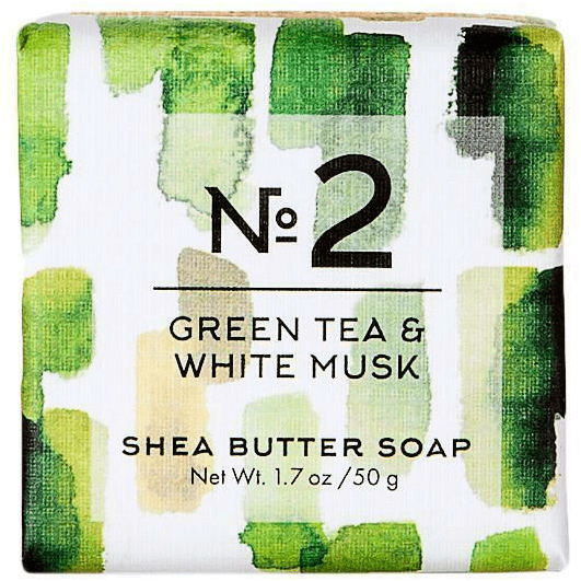 Via Mercato Nro. 2 Shea Butter Soap (Green Tea & White Musk) 1.7oz by Pasteur Pharmacy