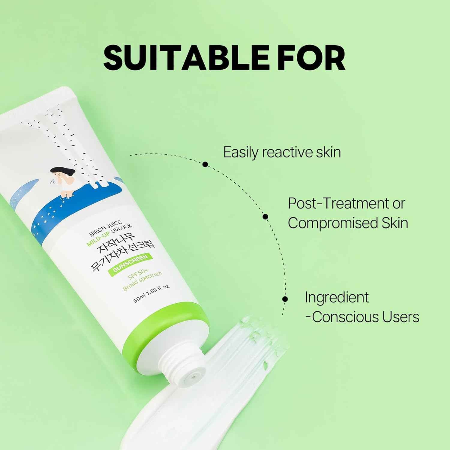 Round Lab Birch Juice Mild-Up UV Lock Sunscreen by AsiaBeautyMall