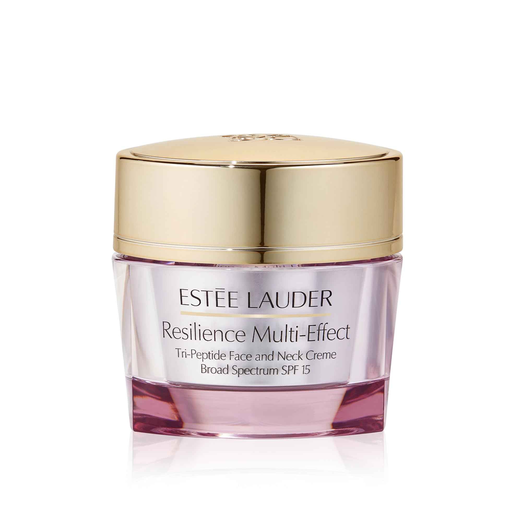 Estée Lauder Resilience Multi-Effect Tri-Peptide Face and Neck Cream Moisturizer SPF 15 | Plumping & Anti-Aging