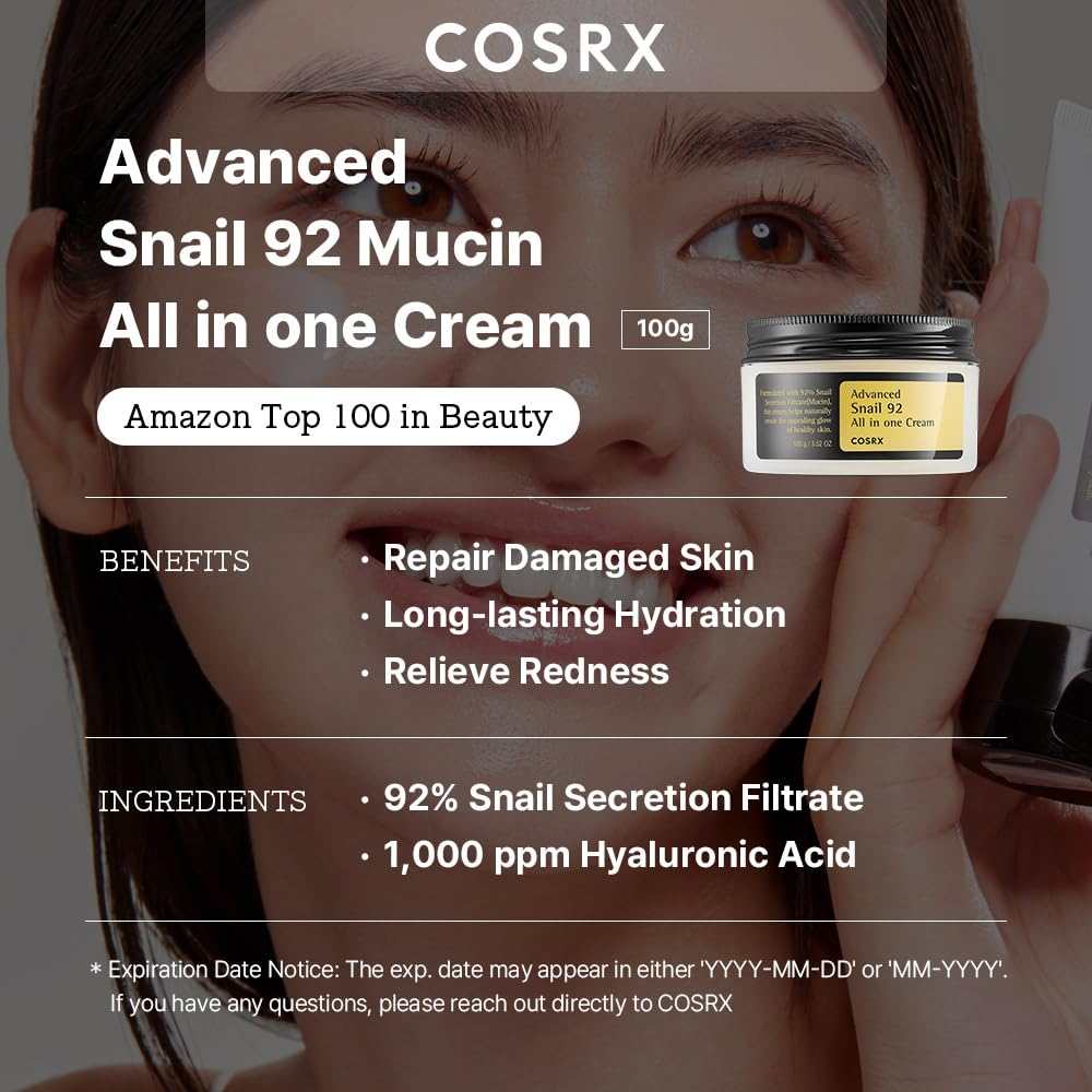 Cosrx Advanced Snail 92 All in one Cream DestGlow