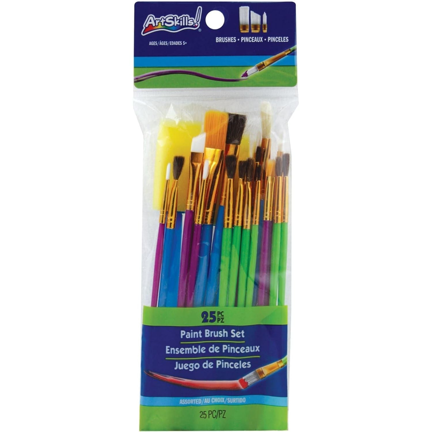 ArtSkills Paint Brush Set 25 Pieces (PA-1986) - DestGlow