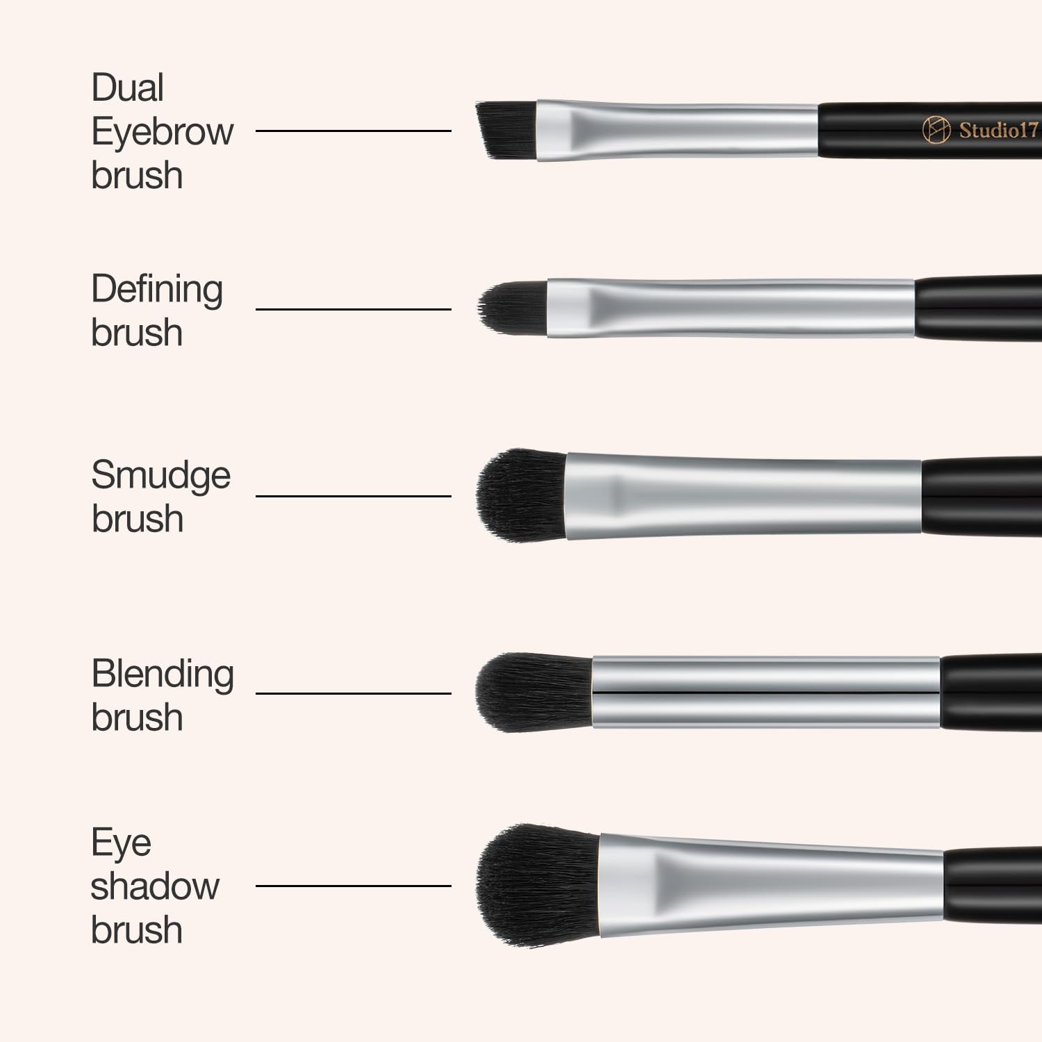 Studio17 Eye Makeup Brush Set by AsiaBeautyMall