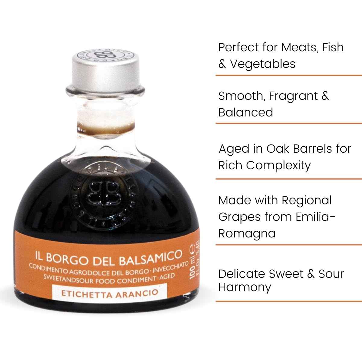 Il Borgo Del Balsamico, Aged Balsamic Vinegar Gift Set (3x100ml)