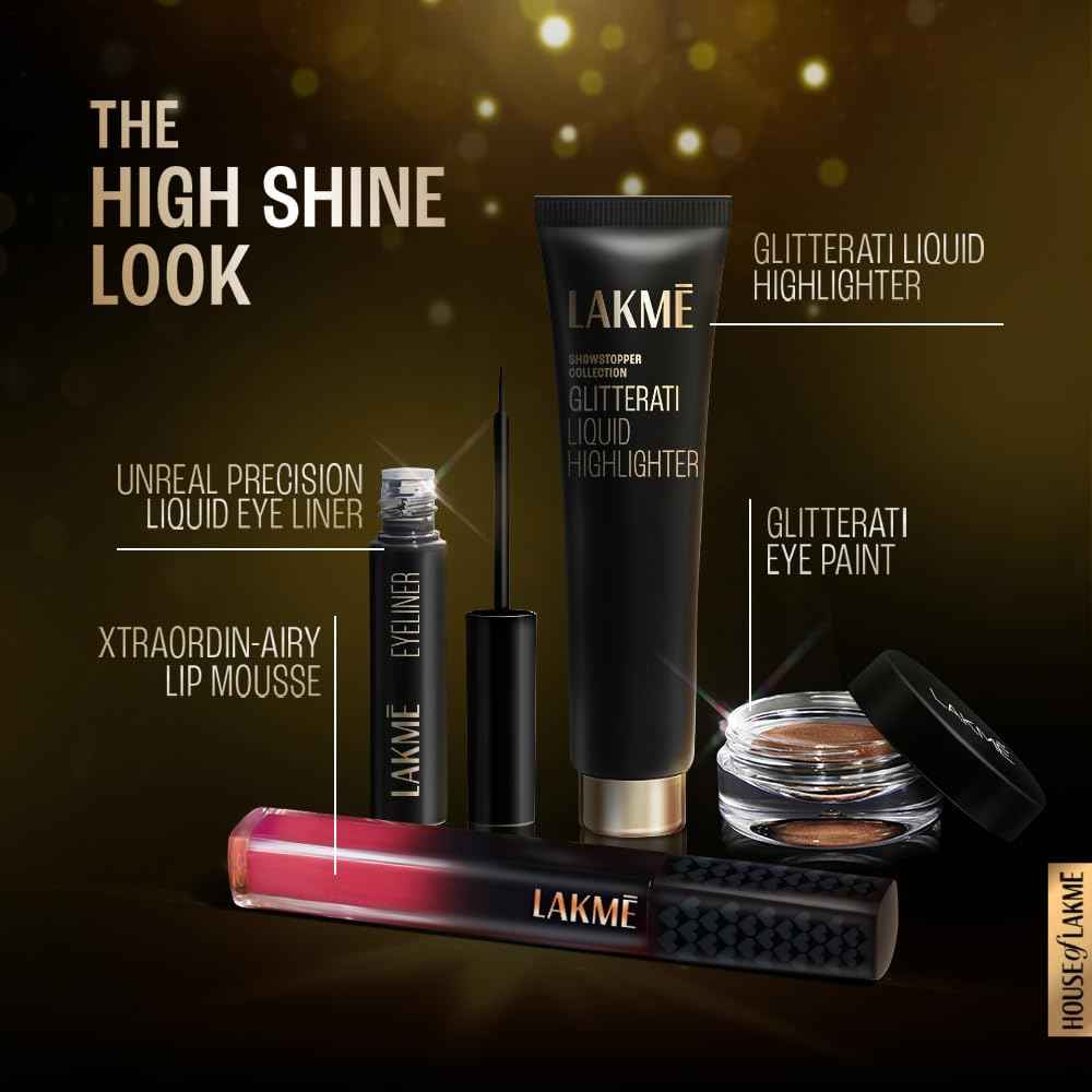 Lakme Absolute Shine Liquid Eye Liner, Black