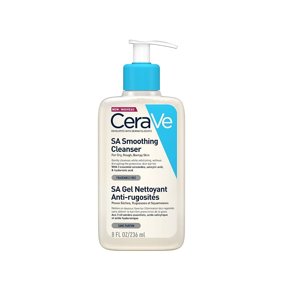 Cerave SA Smoothing Cleanser for Dry Rough Bumpy Skin by Dista
