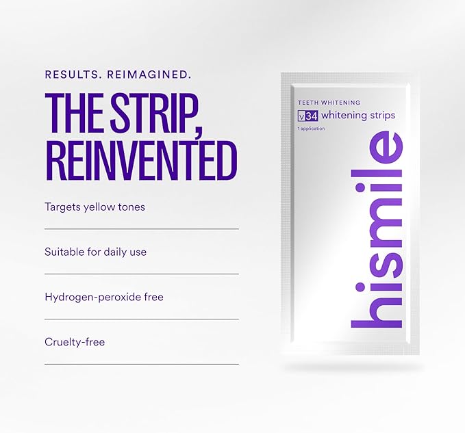 Purple Teeth Whitening Strips – Gentle Daily Purple Whitening Strips for Surface Stain Reduction & Natural Shine, Portable Whitening Strips Purple for Home or On-The-Go Use (14) DestGlow