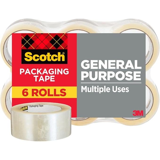 Scotch Heavy Duty Packaging Tape with Dispenser, 1.88 Inch x 54.6 Yards - DestGlow