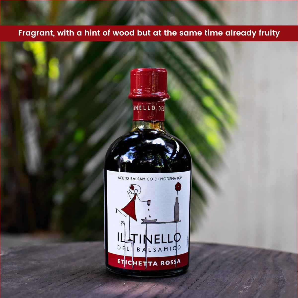 IL TINELLO, Aceto Balsamico di Modena IGP, Red Label, (8.5 fl oz) 100ml