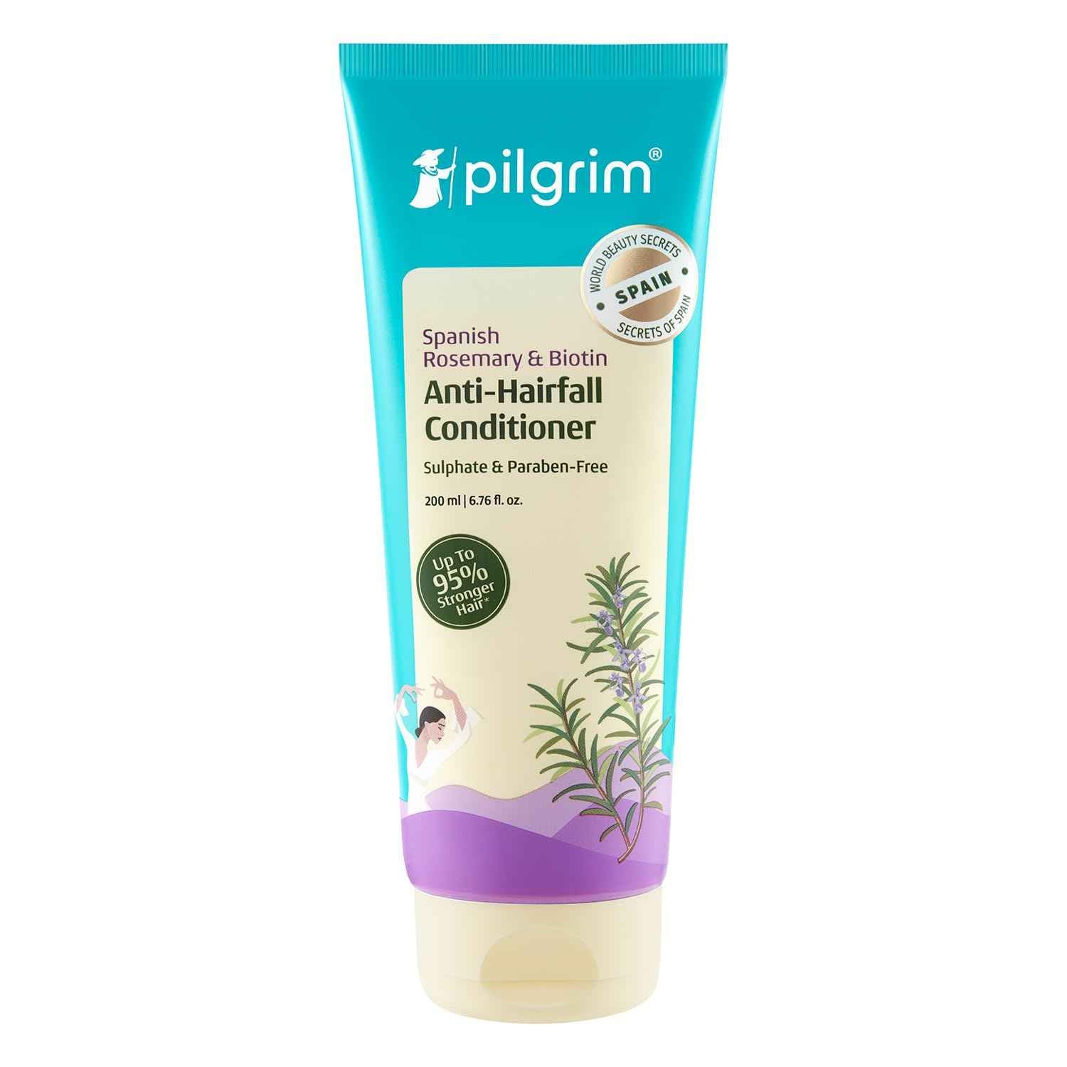 Pilgrim Spanish Rosemary & Biotin Anti Hairfall Conditioner For Reducing Hair Loss & Breakage