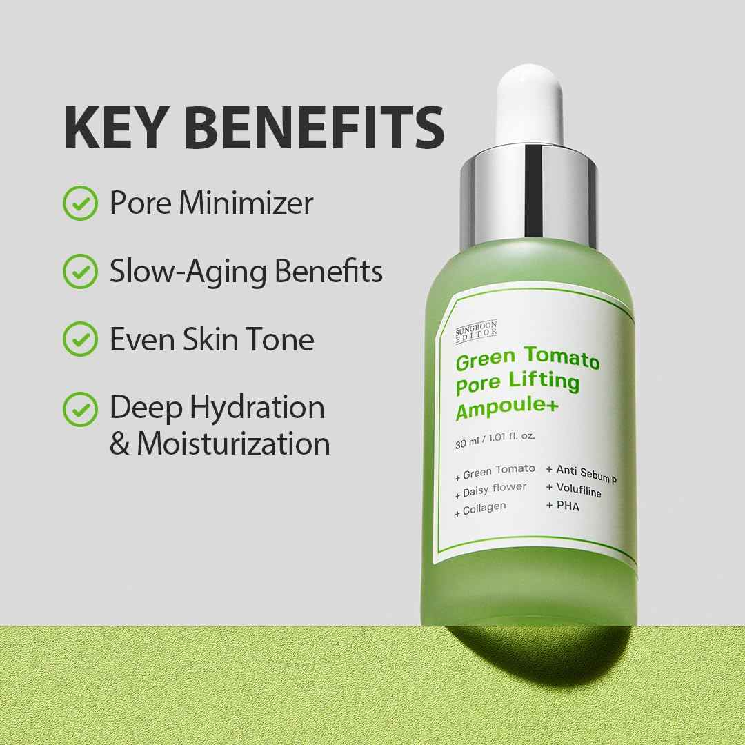 Sungboon Editor Green Tomato Pore Lifting Ampoule+