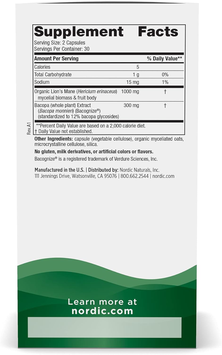 Nordic Naturals Cognition – Brain & Memory Support – 60 Softgels by Top Vita Shop