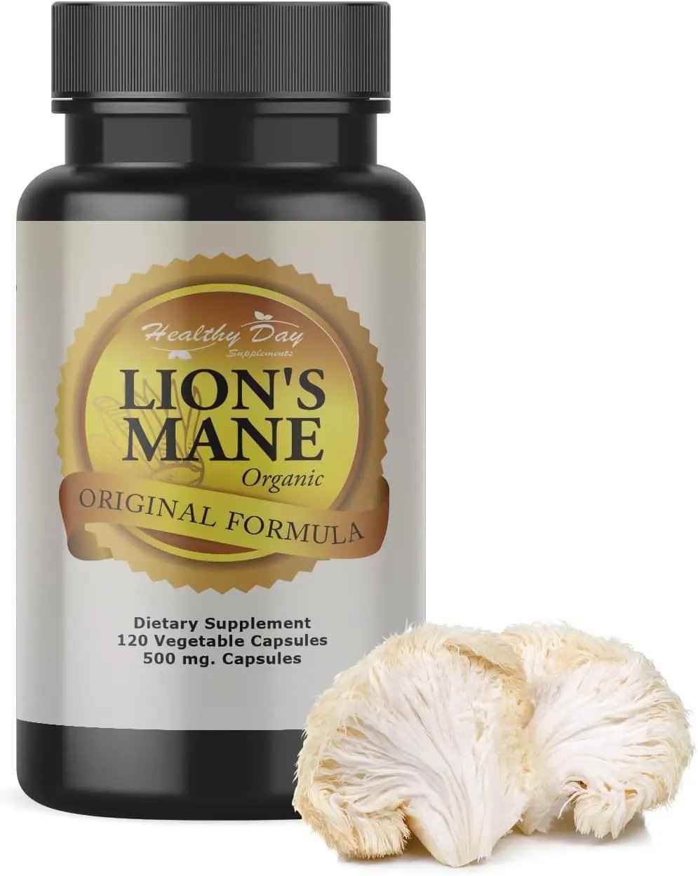 Lion’s Mane Mushroom Capsules – Supports Focus, Memory & Mental Clarity