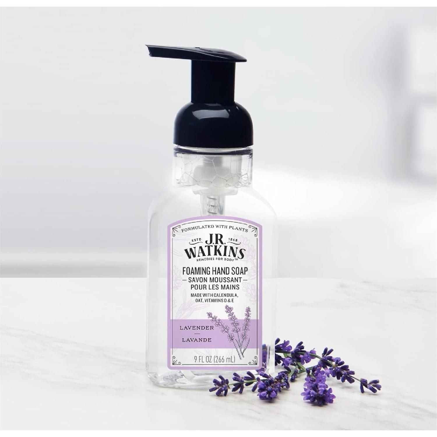 J.R. Watkins Lavender Foaming Hand Soap 9 oz by Pasteur Pharmacy