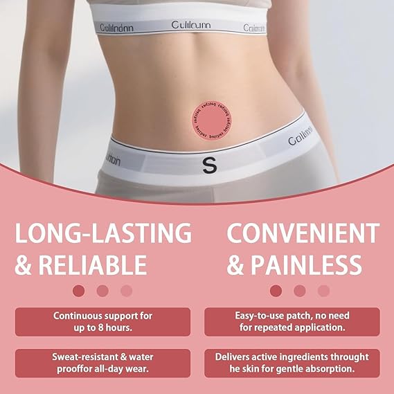 GLP-1 Patches for Women and Men, Berberine, Steady Release, Vegan, 8-Hour Long-Lasting Formula Support, Applied to Various Parts of The Body, 30 Patches - DestGlow