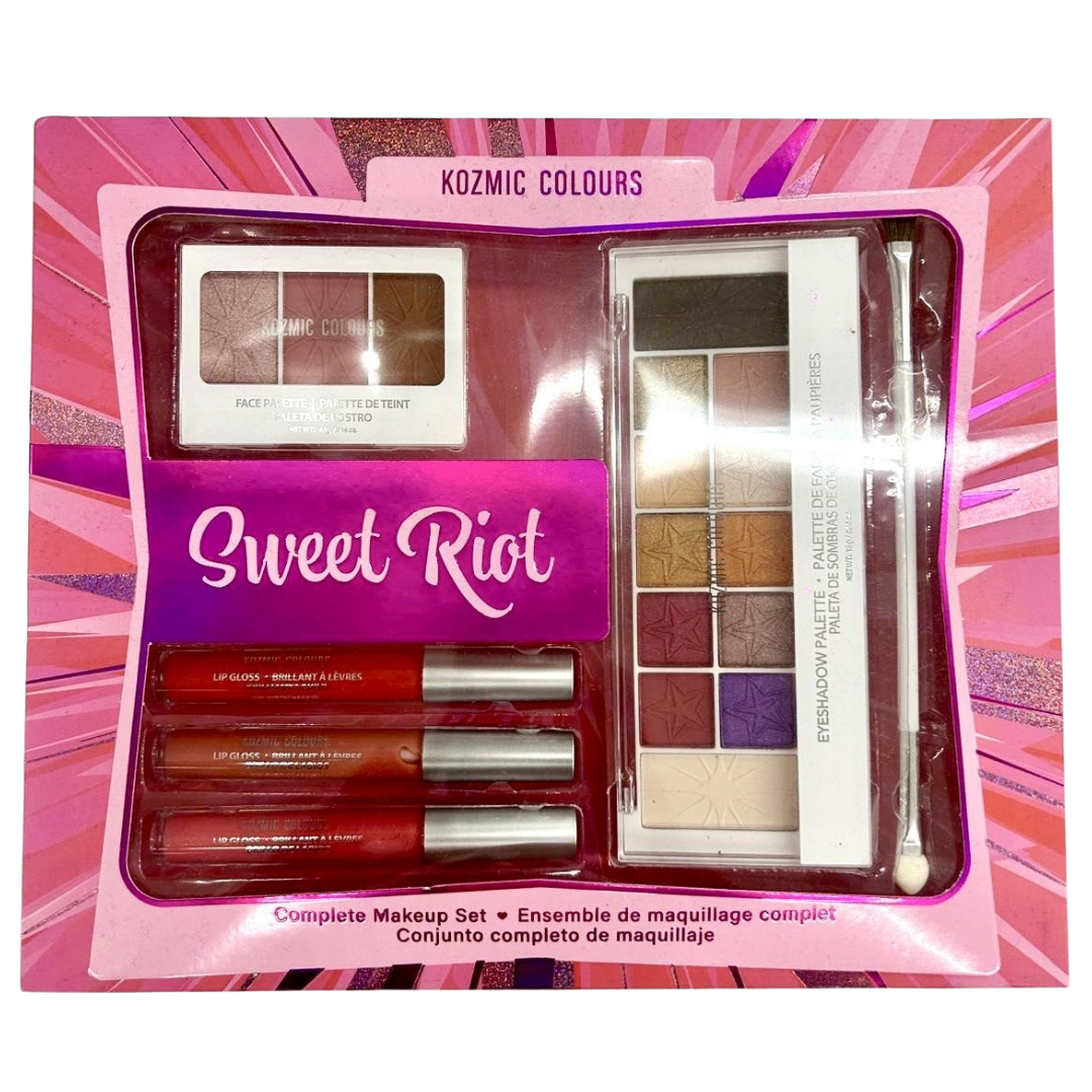 Kozmic Colours Sweet Riot Complete Makeup Set (7 pc) DestGlow