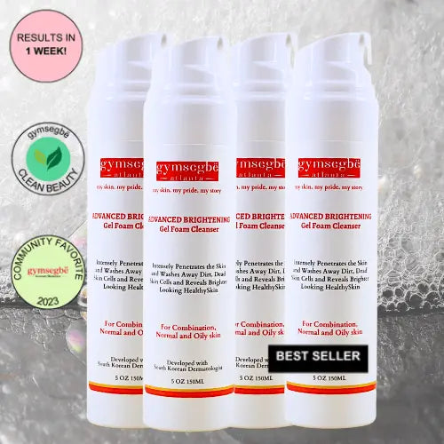 Advanced Brightening Gel Foam Cleanser | Rice Extract by gymsegbë