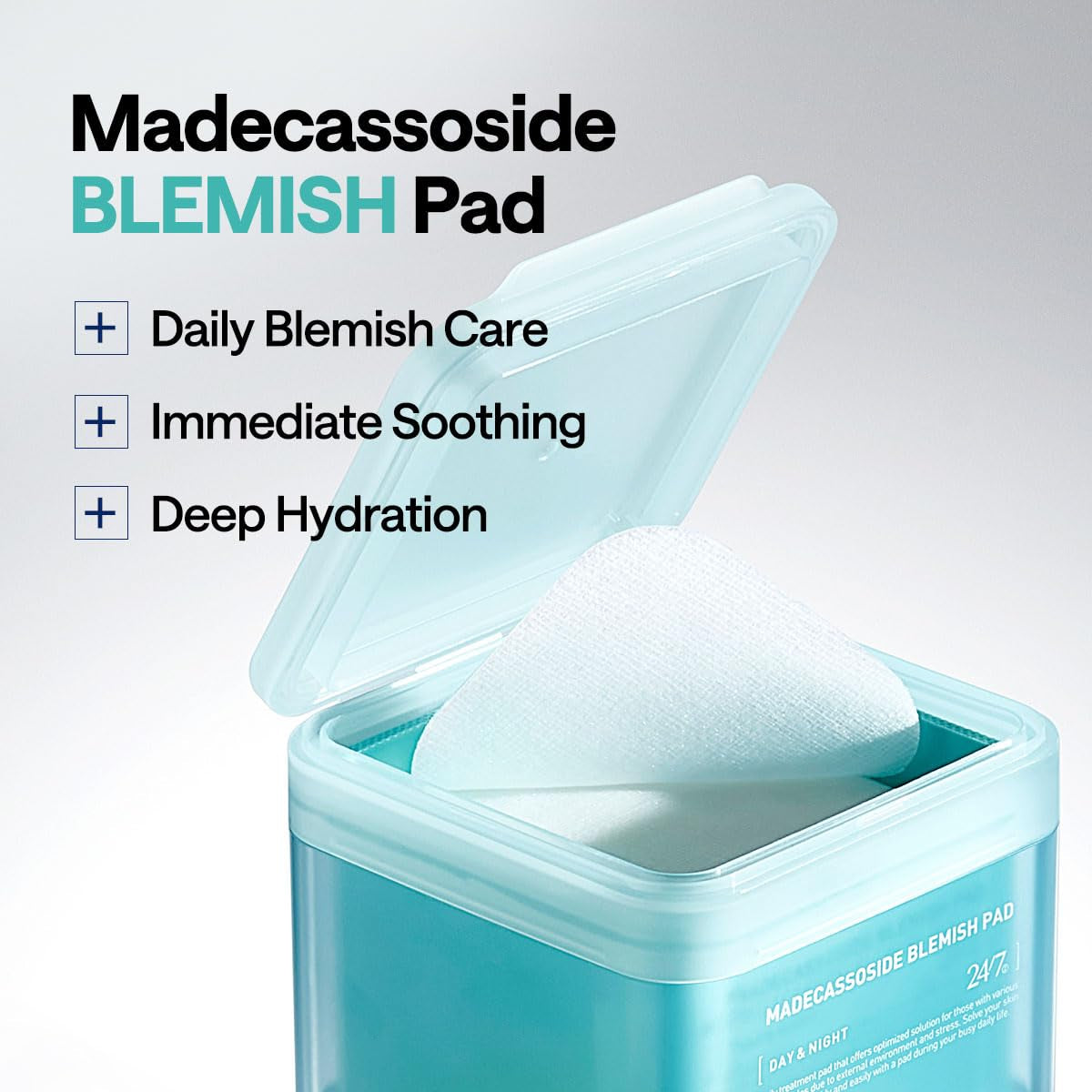 Madecassoside Toner Pads - with Centella Asiatica to Treat Blemishes and Improve Uneven Skin Tone - Vegan Gauze Fabric by Korean Skin Care