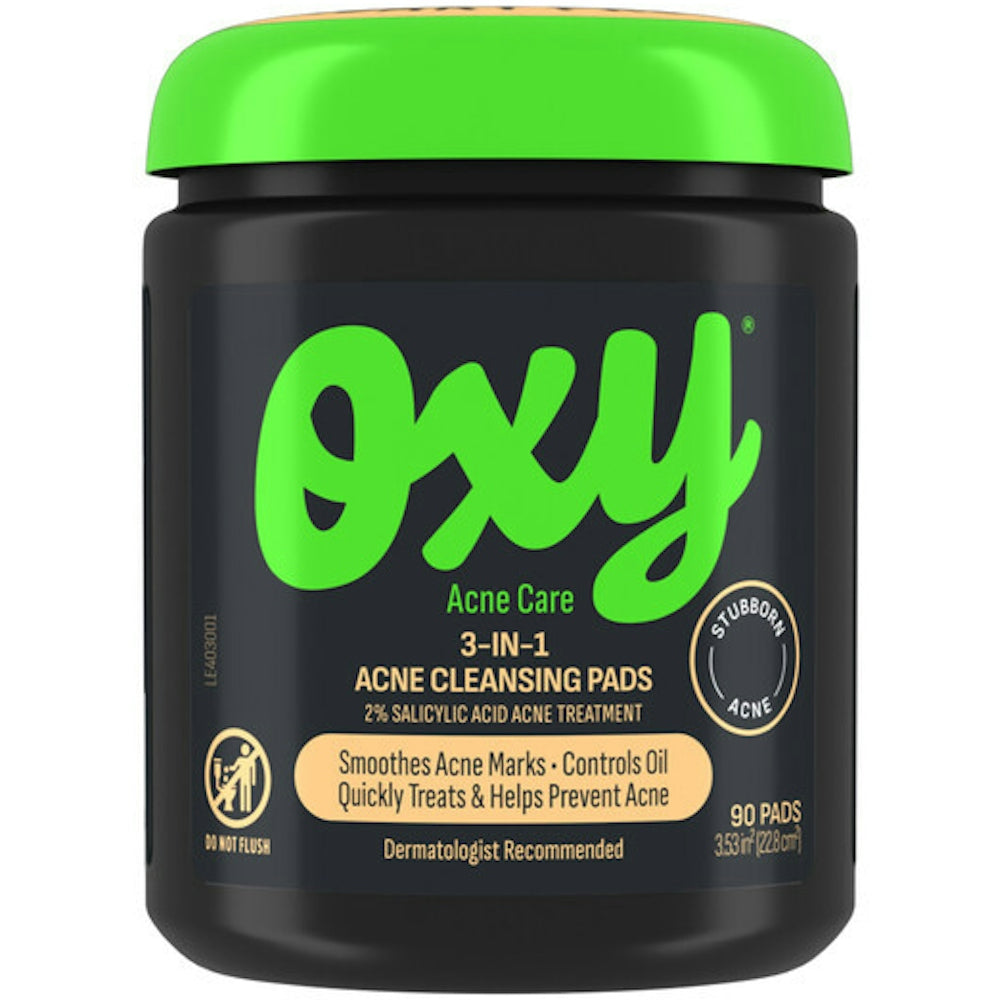 Oxy Maximum Strength 3 In 1 Acne Pads 90Ea by Pasteur Pharmacy