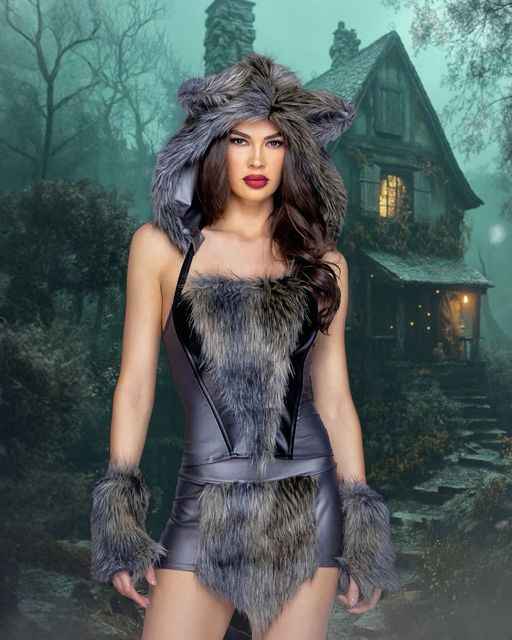 2pc Big Bad Wolf Costume DestGlow