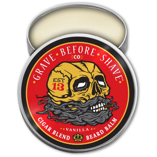 Grave Before Shave Cigar Blend Beard Balm cigar vanilla Scent 2 Oz by Pasteur Pharmacy